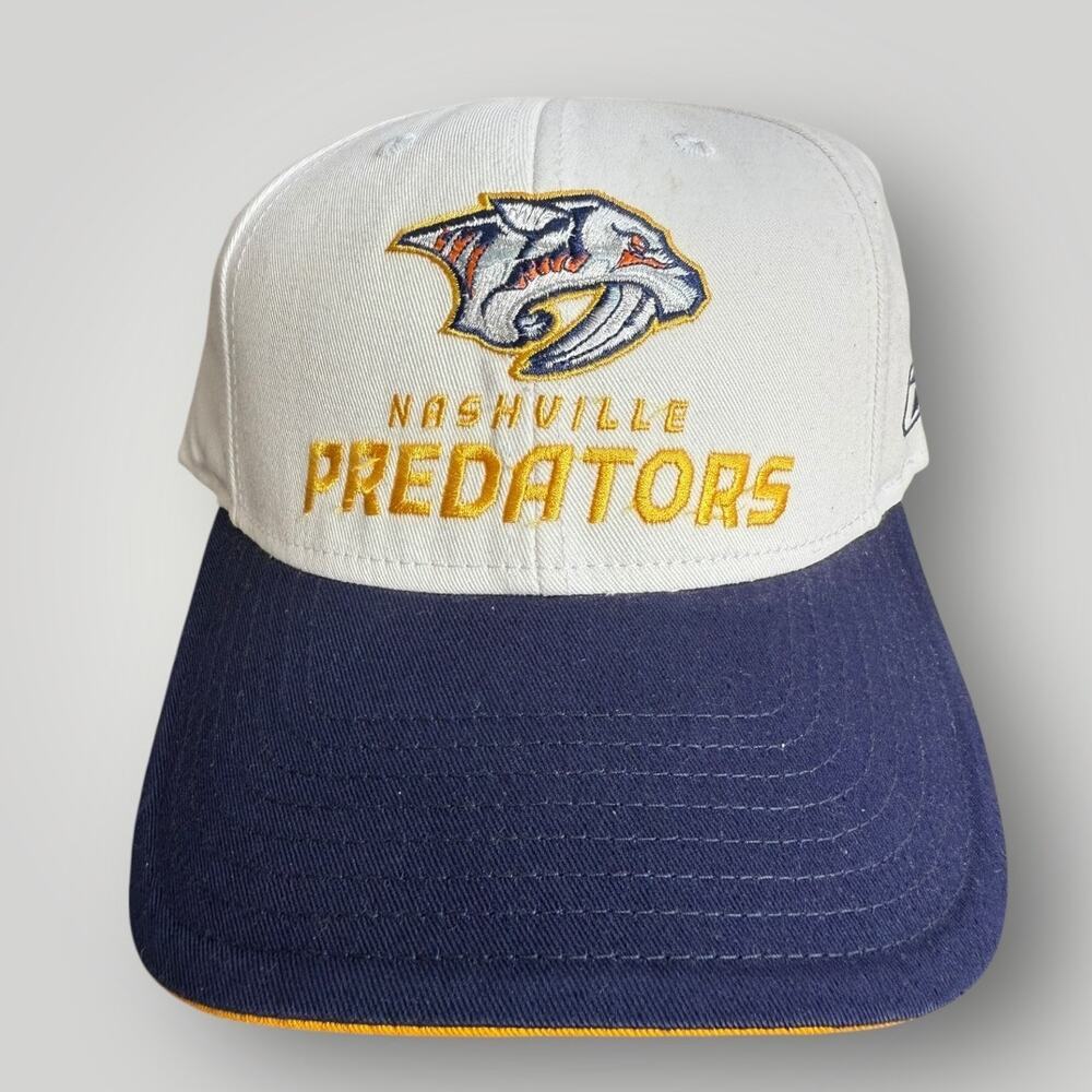 Nashville Predators NHL Reebok Adjustable Hat Cap Embroidered Logo Hockey - Picture 1 of 7